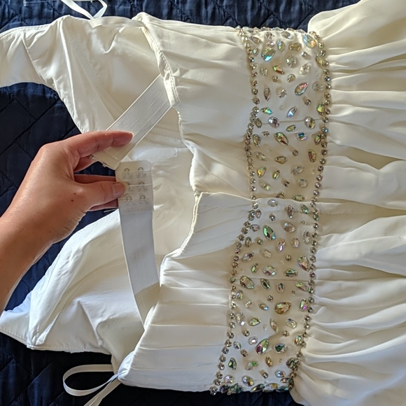 Halter Backless Cocktail Dress - Prom / Pageant - Picture 7 of 7